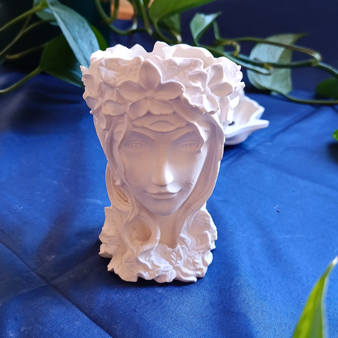 Vela Gaia com Óleo Essencial de Hortelã Pimenta e Labradorite