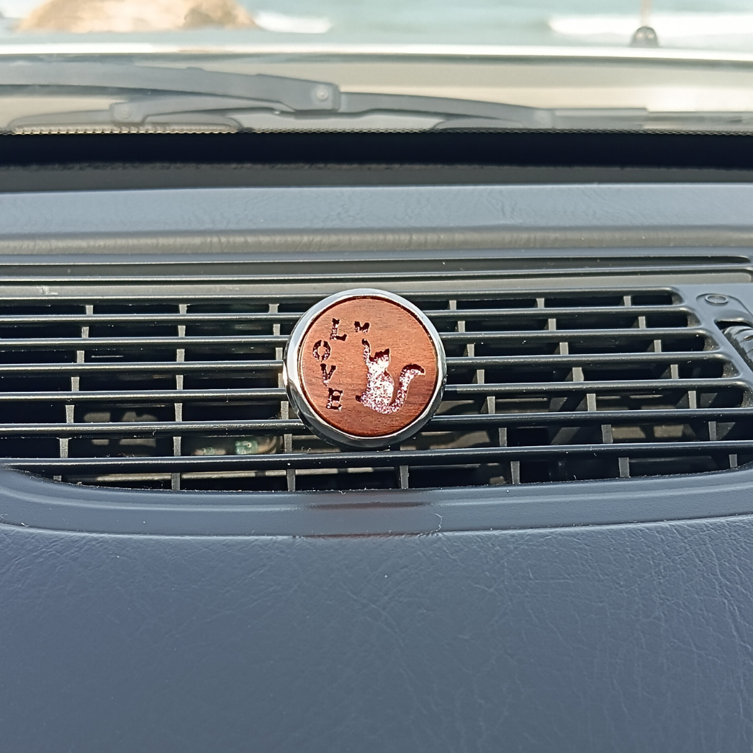 Difusor de Aromaterapia para o Carro - Love Gato