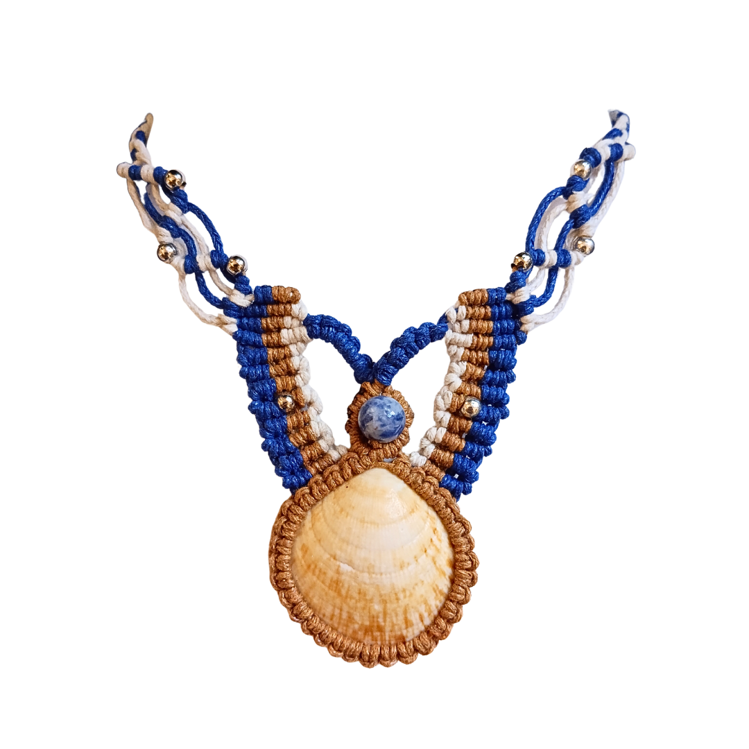 Colar Tricolor com Sodalite