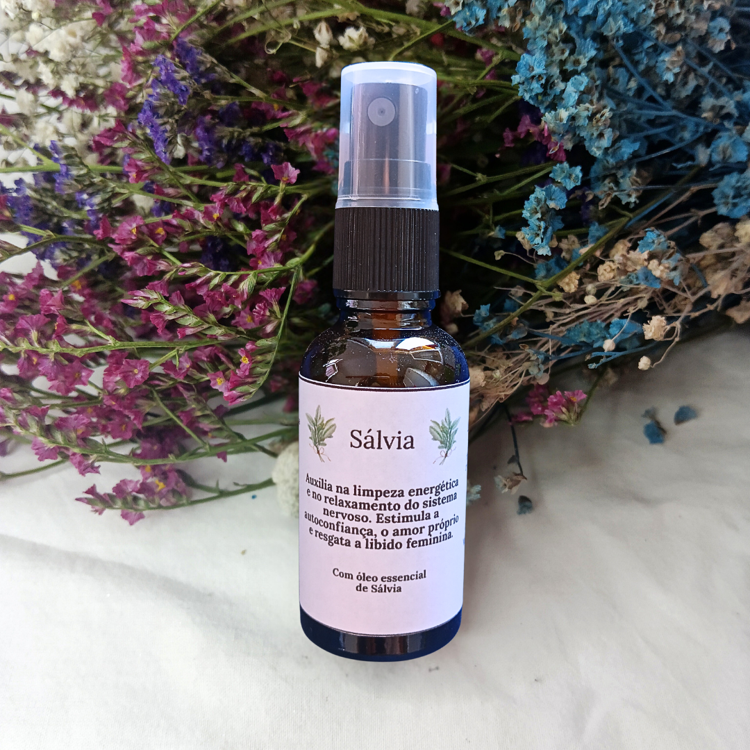 Home Spray de Sálvia (Salvia Officinalis)