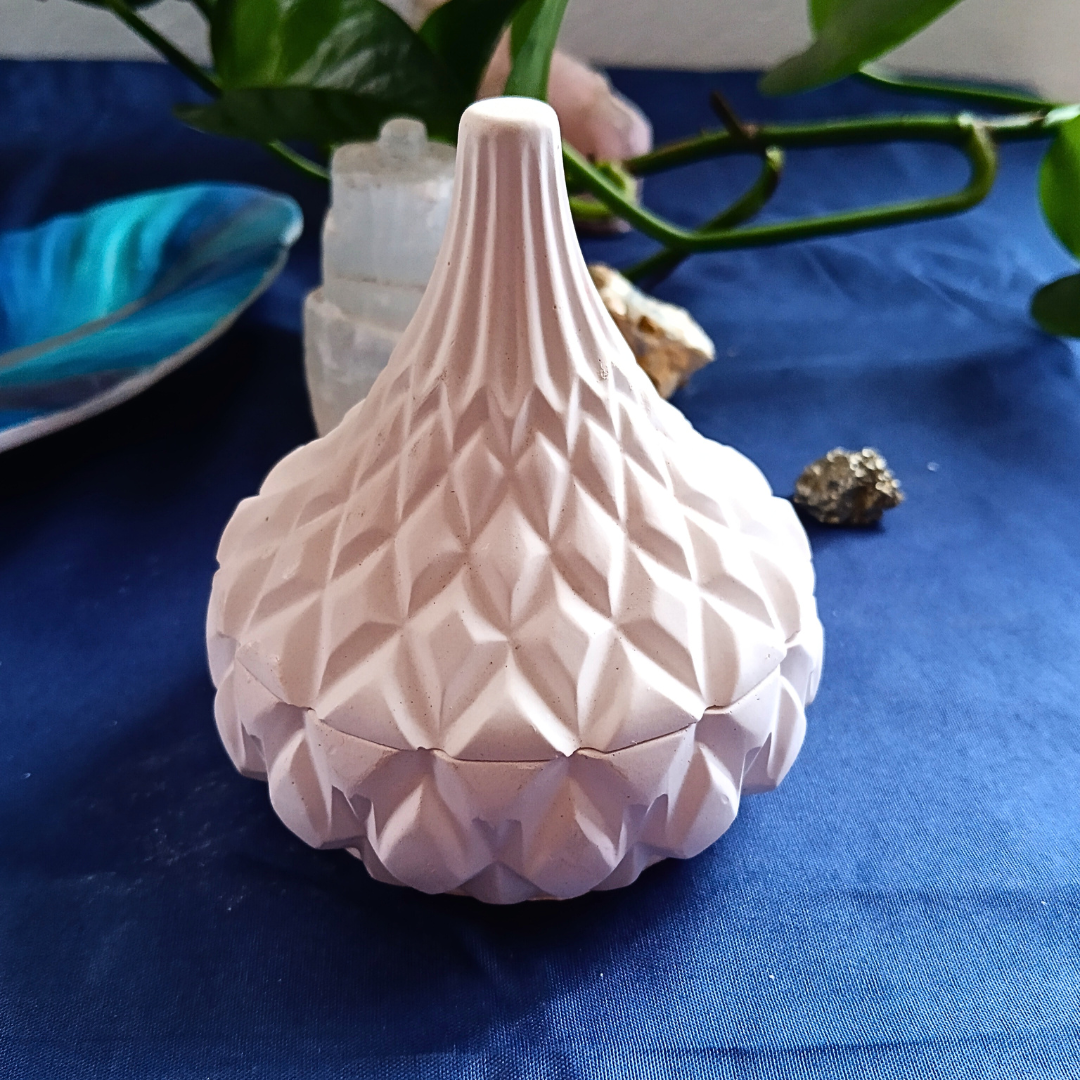 Vela Tagine com Óleo Essencial de Limão e Pirite