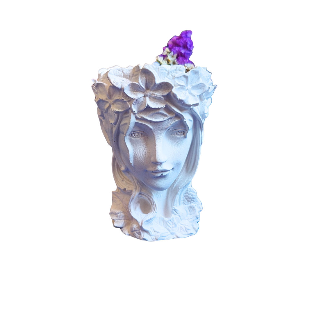 Vela Gaia com Óleo Essencial de Lavanda e Ametista