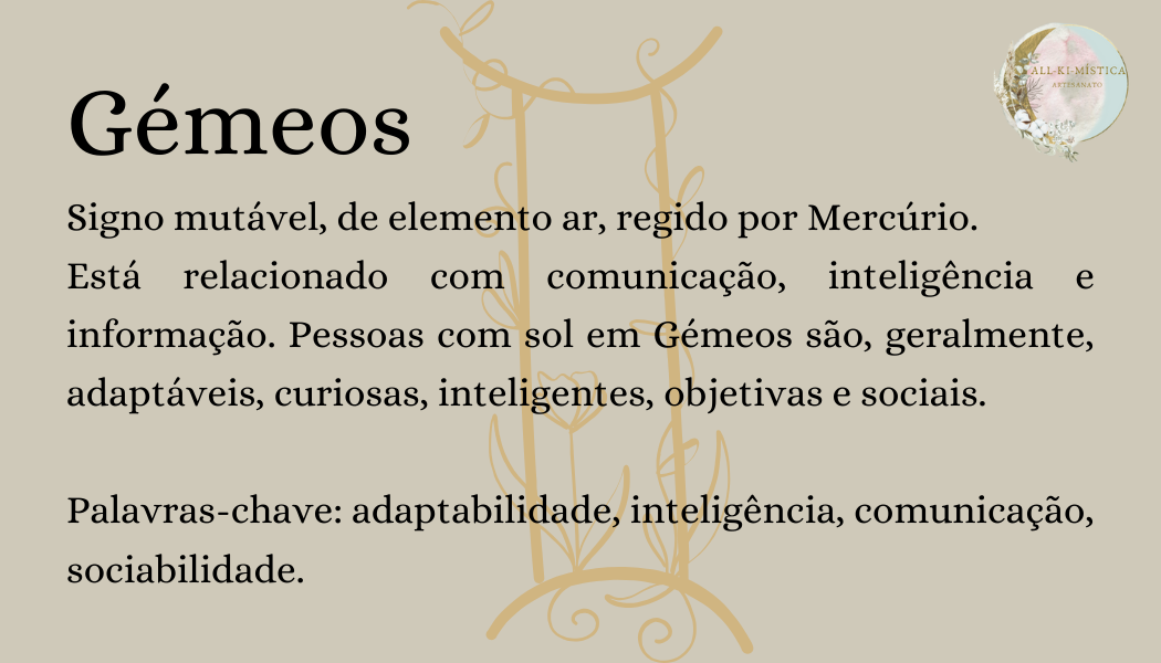 Vela Signo Gémeos