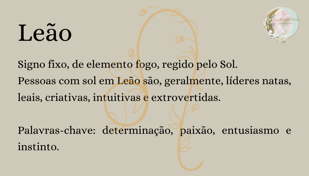 Vela Signo Leão