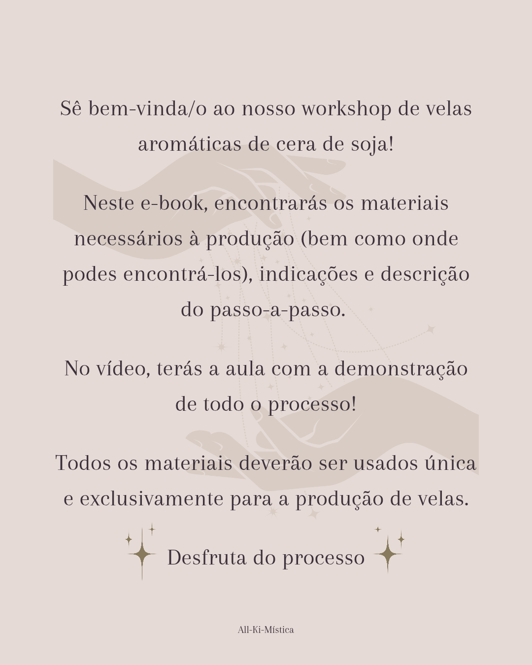 Workshop Online de Velas Aromáticas de Cera de Soja