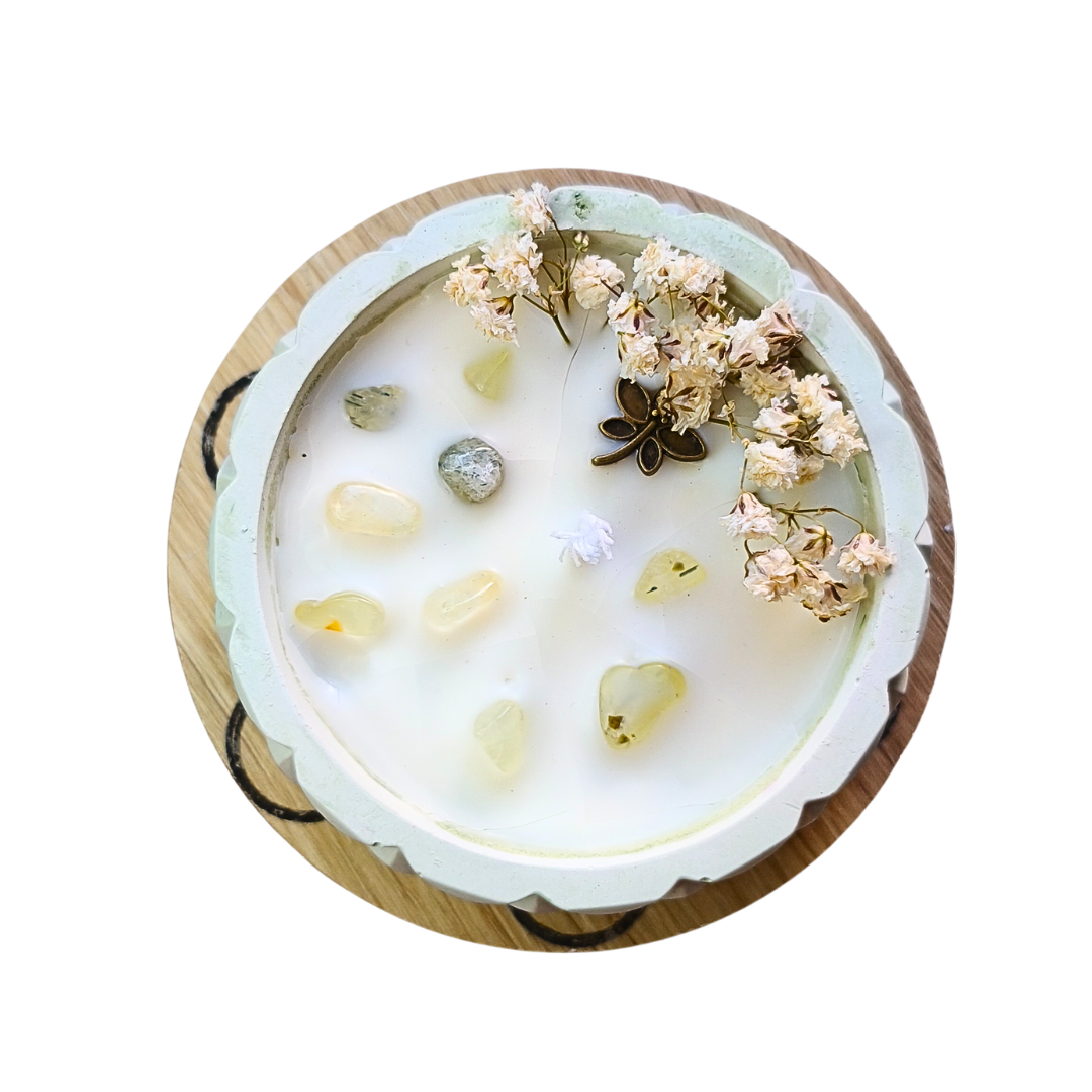 Vela Tagine com Óleo Essencial de Eucalipto e Prehnite