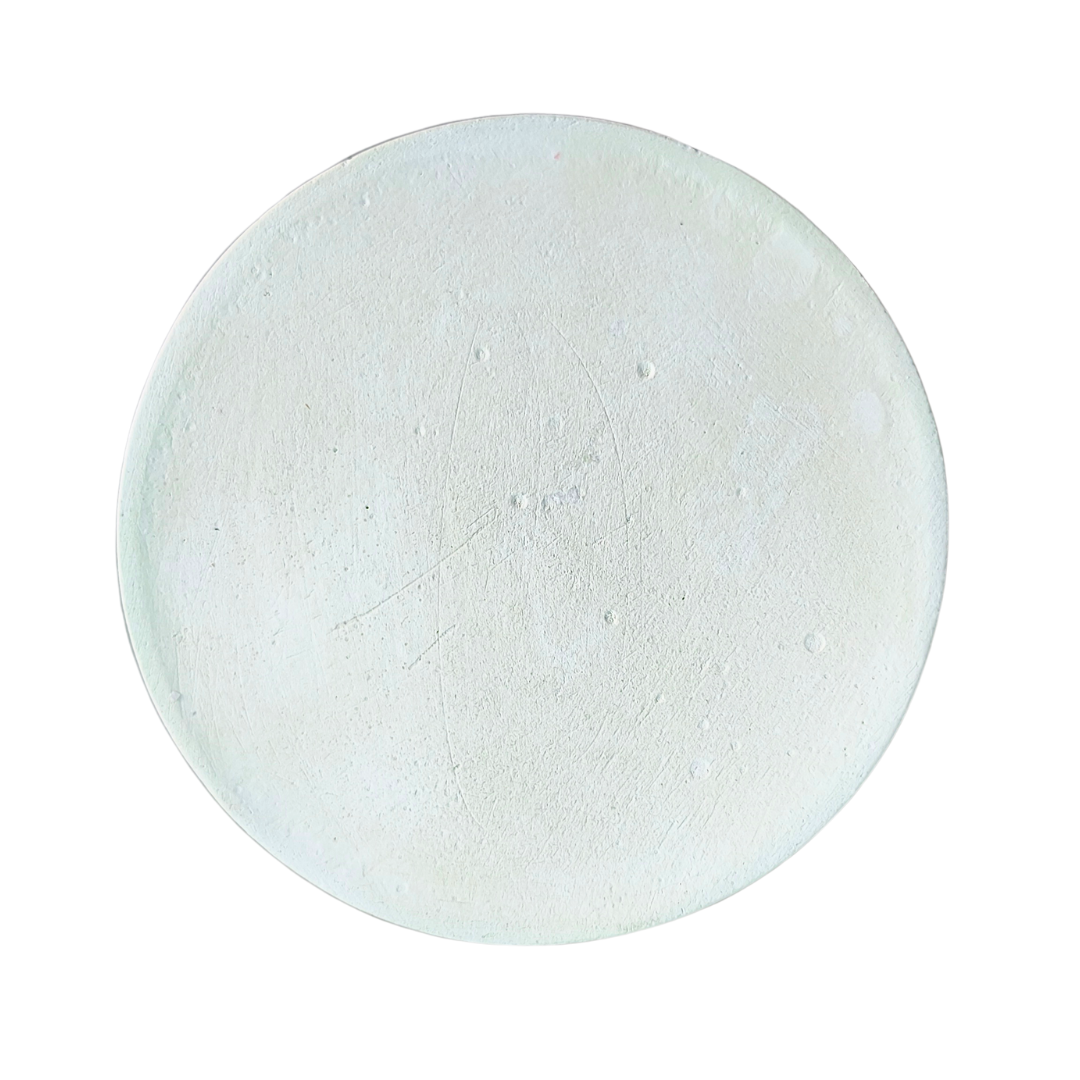 Vela Pote Grande com Óleo Essencial de Hortelã Pimenta e Aventurina Verde