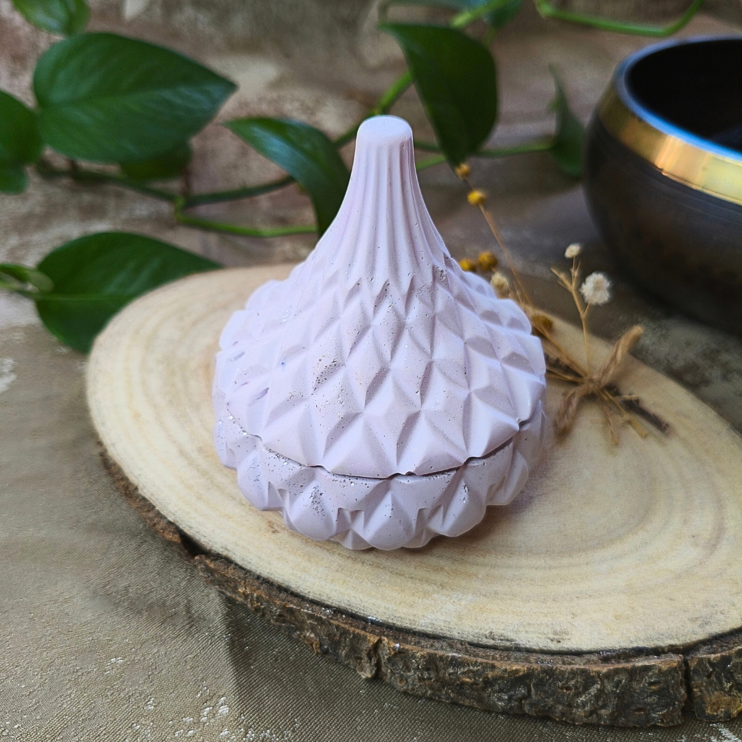 Vela Tagine com Óleo Essencial de Lavanda e Ametista