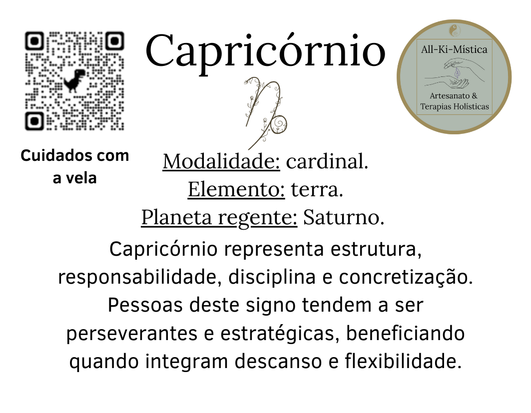 Vela Signo Capricórnio