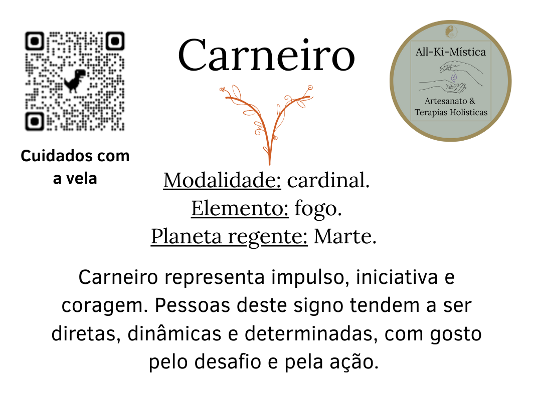Vela Signo Carneiro