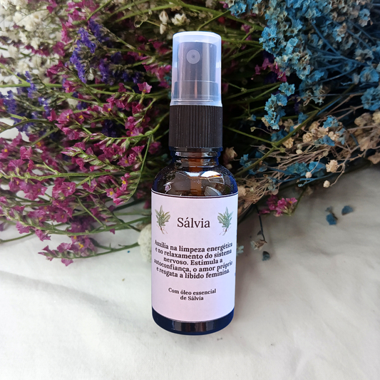 Home Spray de Sálvia (Salvia Officinalis)