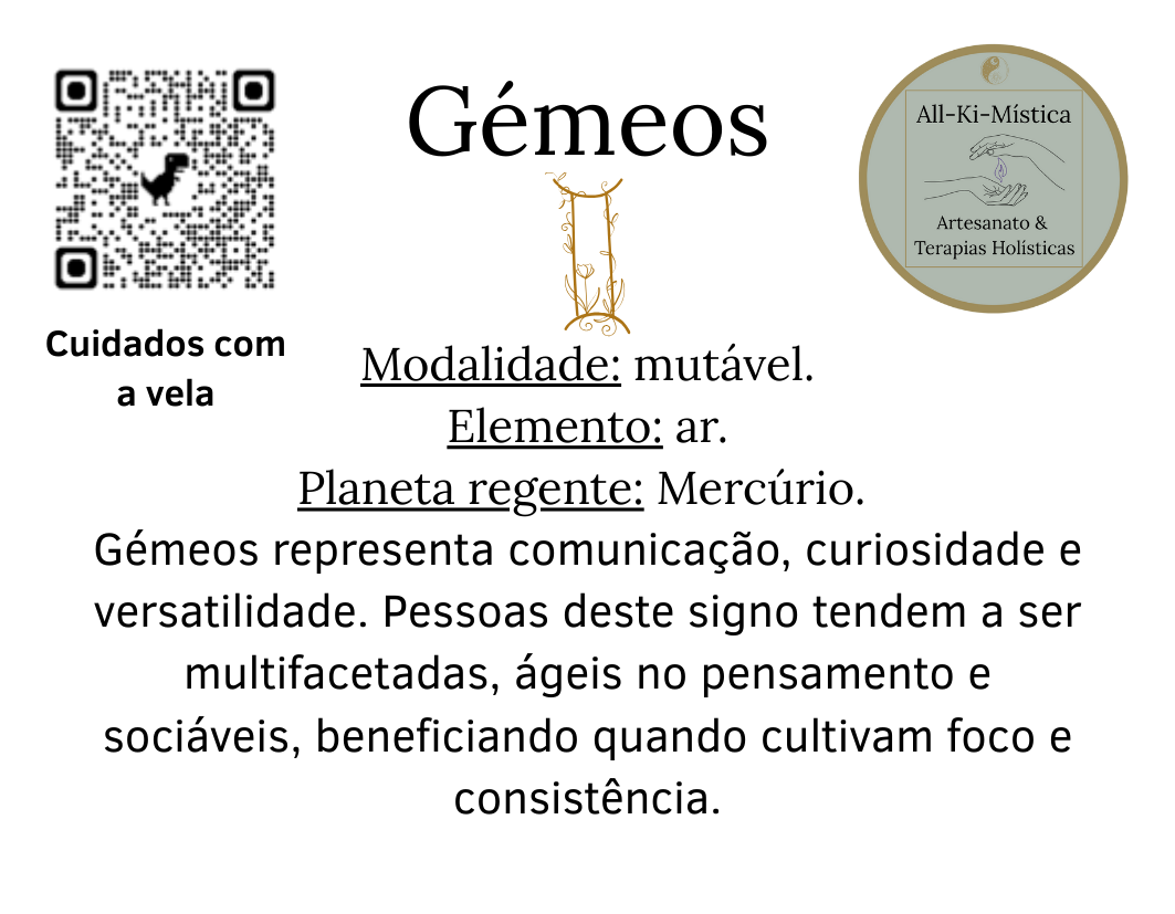 Vela Signo Gémeos